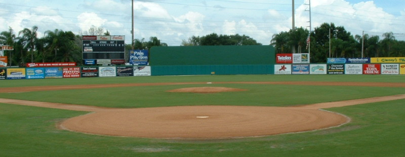 A Pro baseball stadium in the middle of bleeding nowhere!